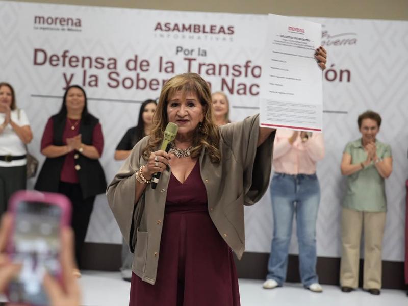 Tere Guerra formaliza registro por coordinación municipal de Culiacán