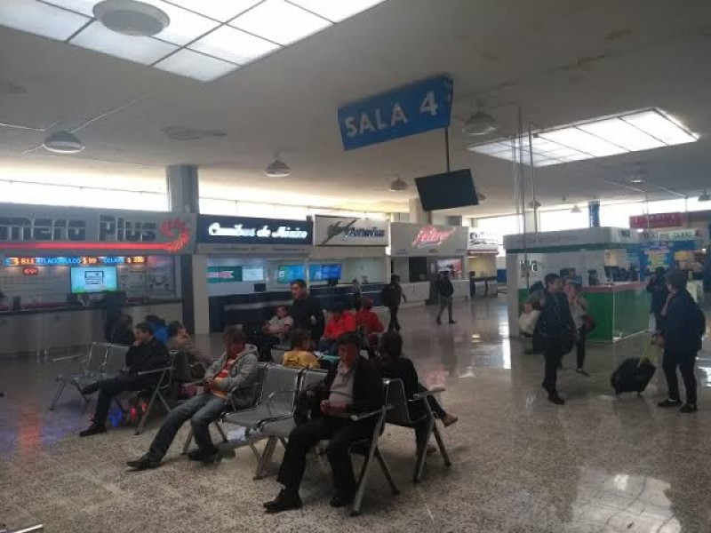 Terminal de Toluca esñera arribo de 20 mil paseantes diarios
