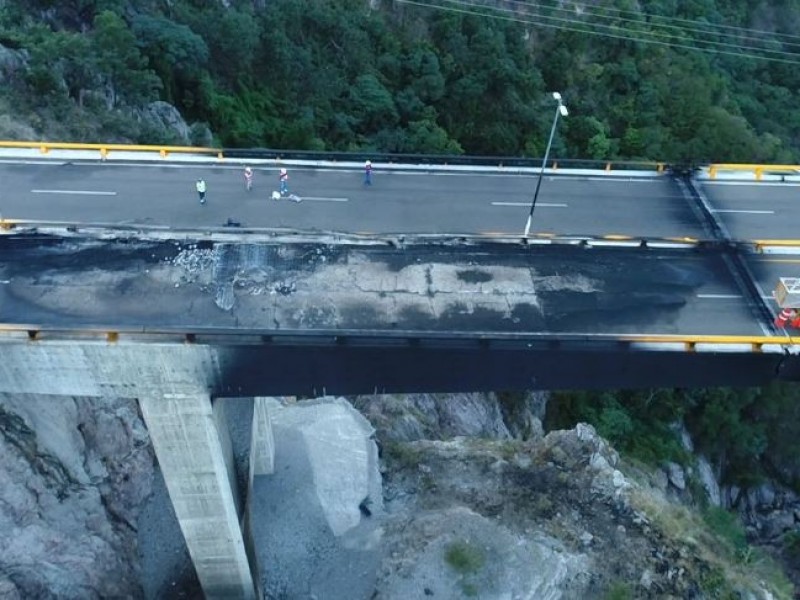 Terminan trabajos en puente El Carrizo en Dgo-Mazatlán