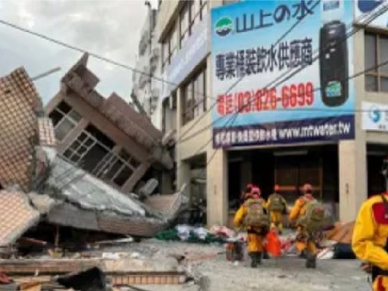 Terremoto de magnitud 6.9 sacudió a Taiwán