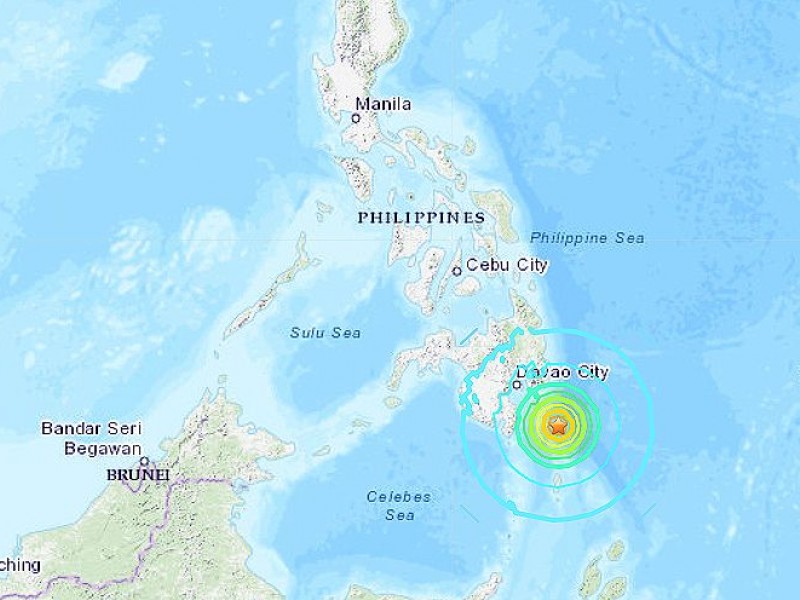 Terremoto sacude el sur de Filipinas