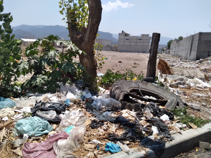 Terreno en Camino Viejo a San Diego utilizado como tiradero