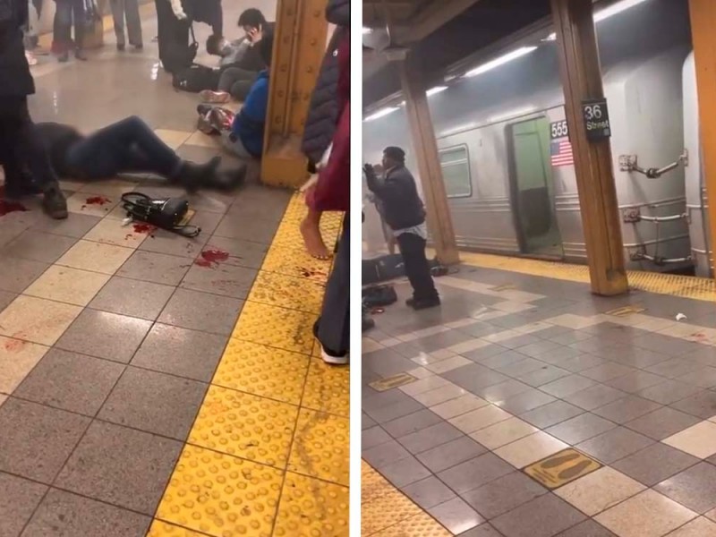 Terror en metro de Nueva York: Tiroteo deja 15 heridos