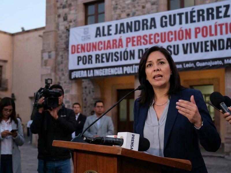 Alejandra Gutiérrez denunciará persecución política por revisión de su vivienda