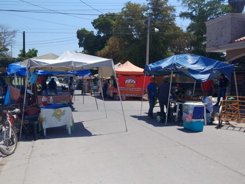 Tianguis en ahome regresan a la actividad sin venta