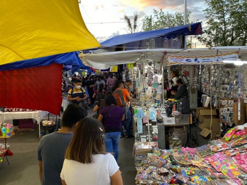 Tianguis los huizachez se prepara para repunte