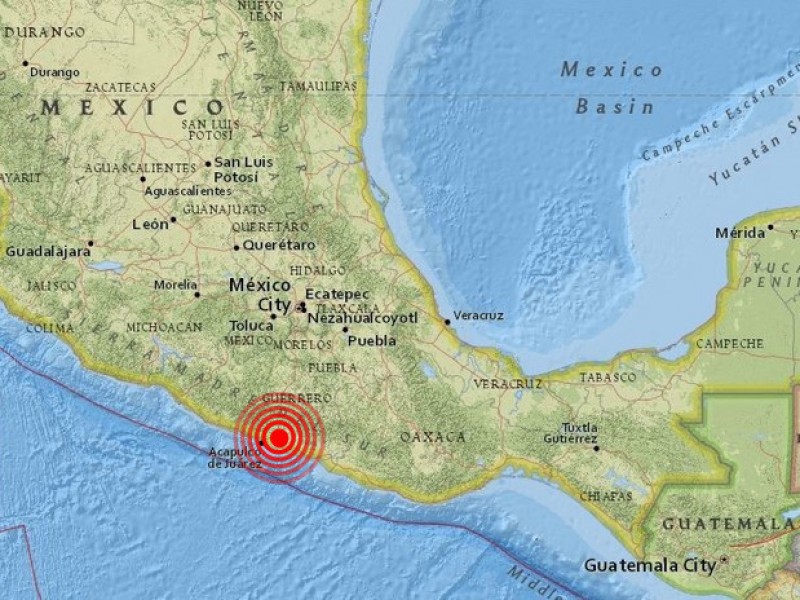 Tiembla en Guerrero; sin afectaciones ni víctimas