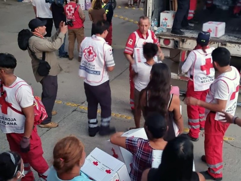 Tiene Cruz Roja Edomex equipo para apoyar damnificados de Otis
