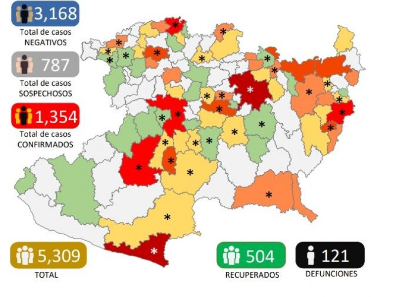 Tiene Michoacán 89 nuevos casos de Covid 19