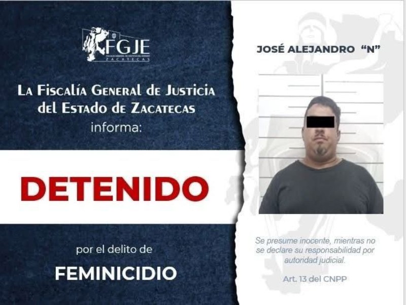 Tío político responsable del feminicidio de menor de 12 años