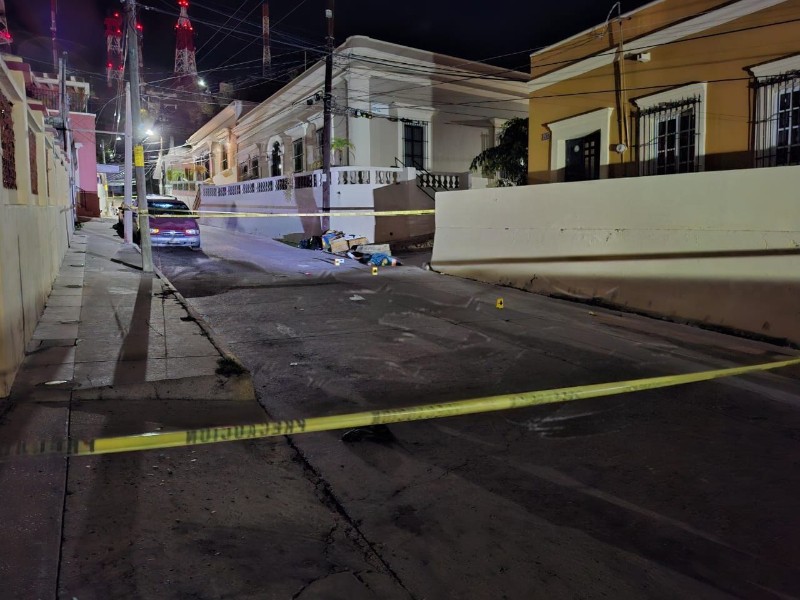 Tiroteo en el Centro de Mazatlán, deja un muerto y un herido