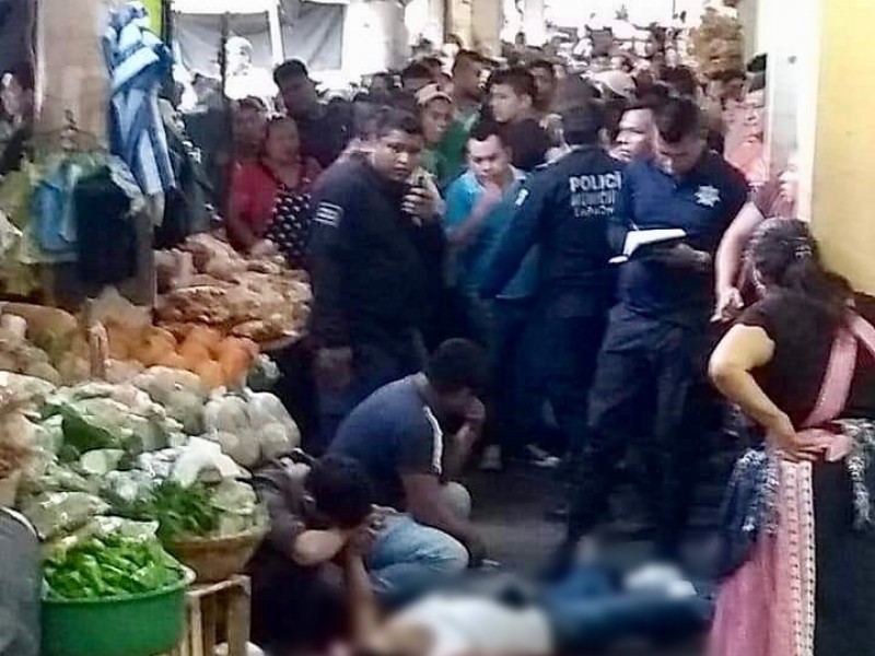 Tiroteo en mercado de Tapachula