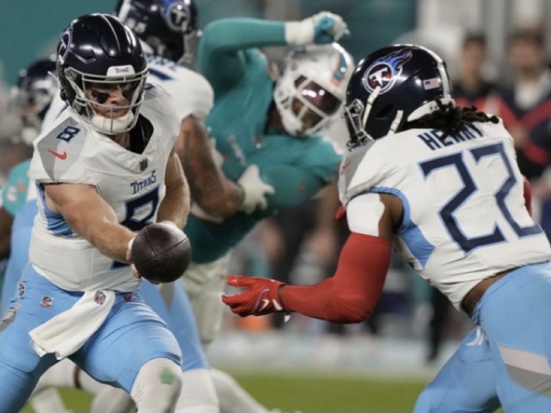 Titans sorprenden en el MNF derrotando a los Miami Dolphins