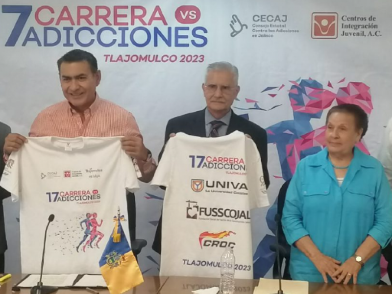 Tlajomulco realizará carrera contra las adicciones