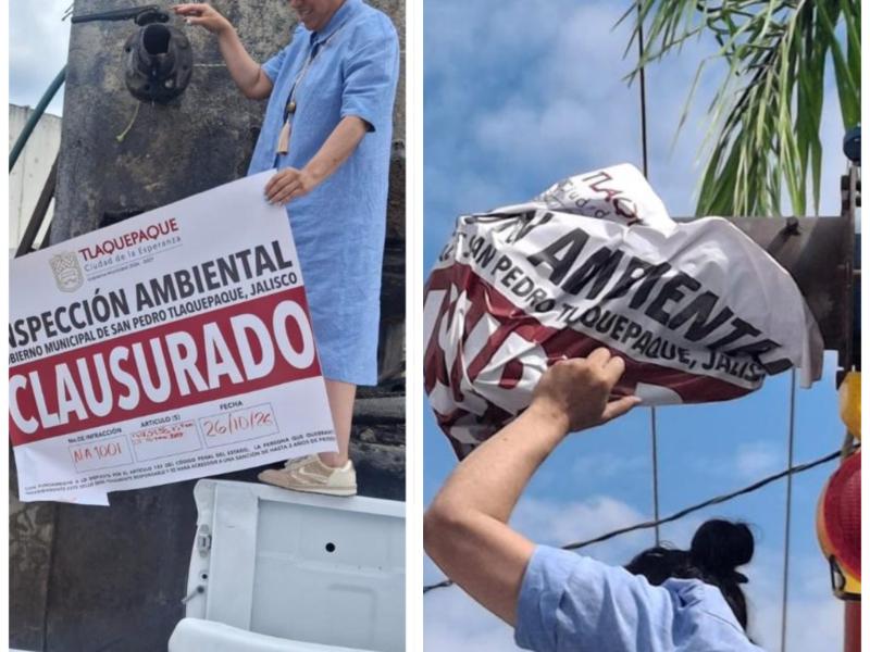 Tlaquepaque clausura dos pozos ilegales de agua en la colonia Guadalupana