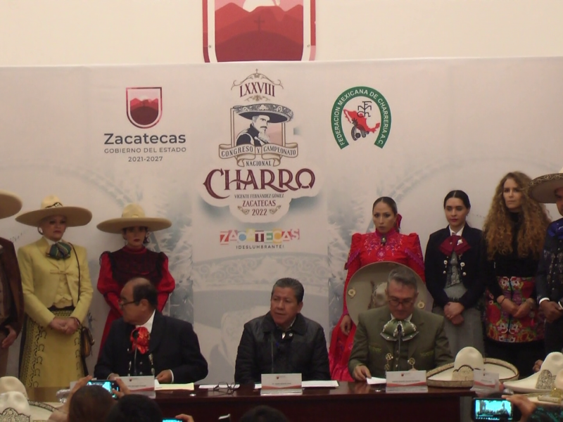 Todo listo para Congreso y Campeonato Nacional Charro en Zacatecas