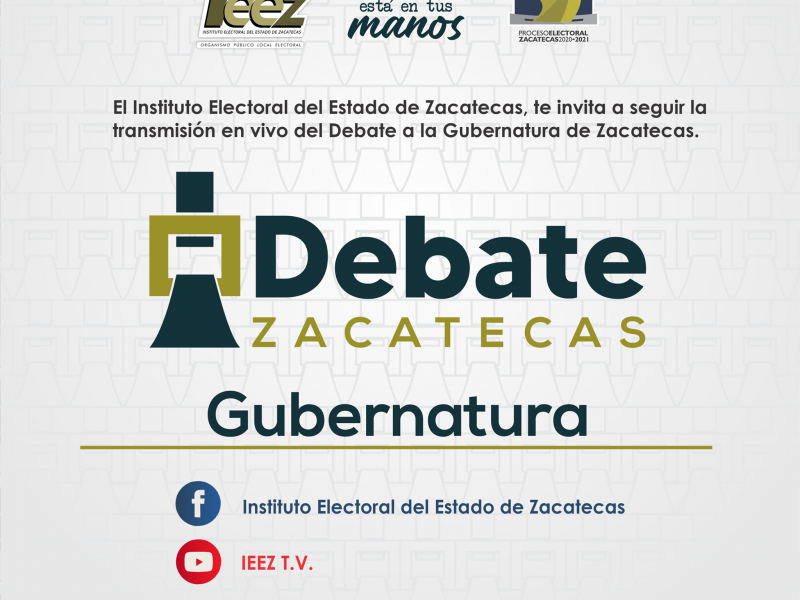 Todo listo para debate de candidatos a gobernador