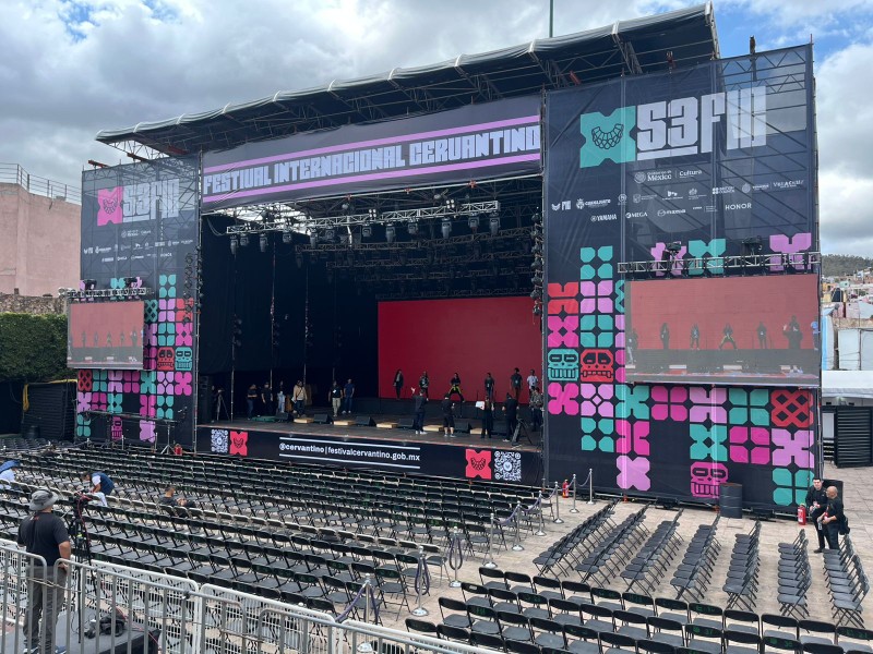 Todo listo para el Festival Internacional Cervantino 2025