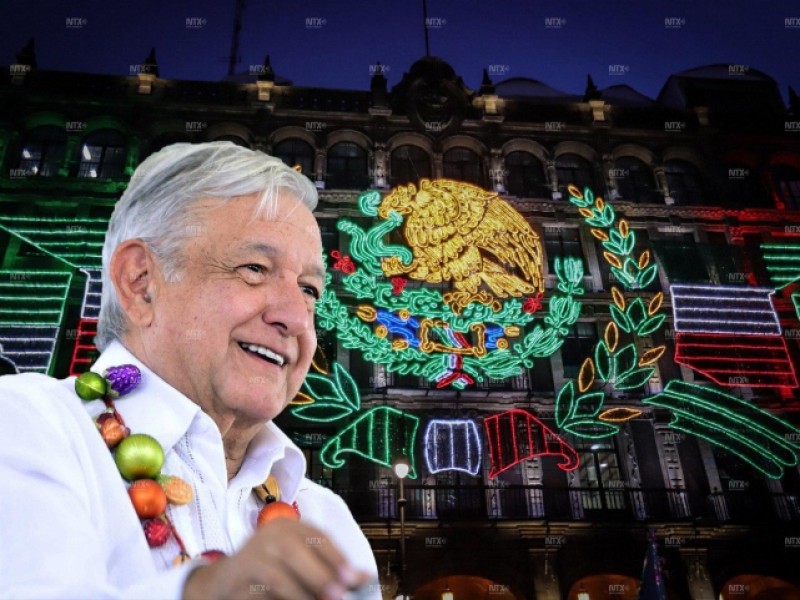 Todo listo para el primer Grito de AMLO