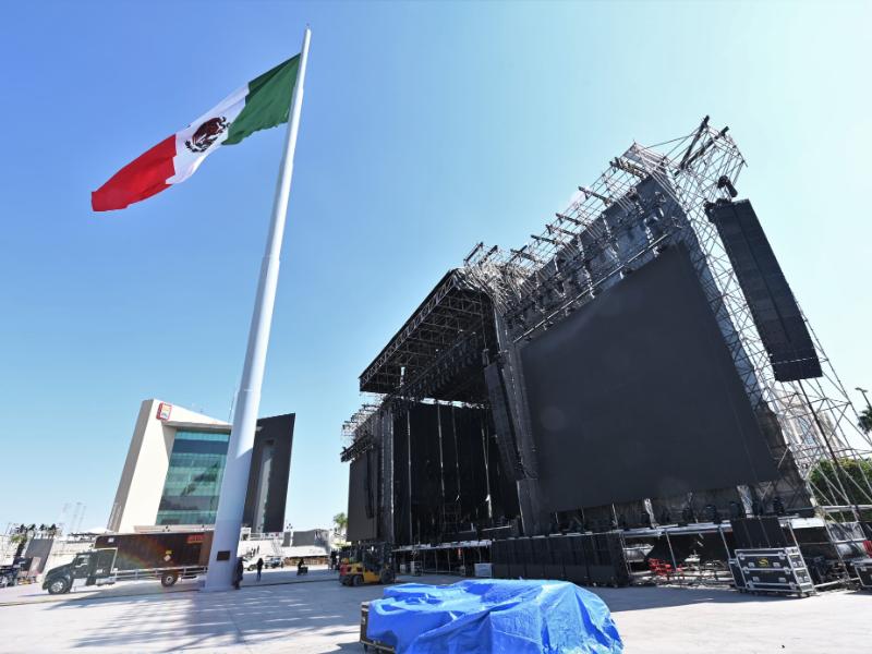 Todo listo para la celebración del 