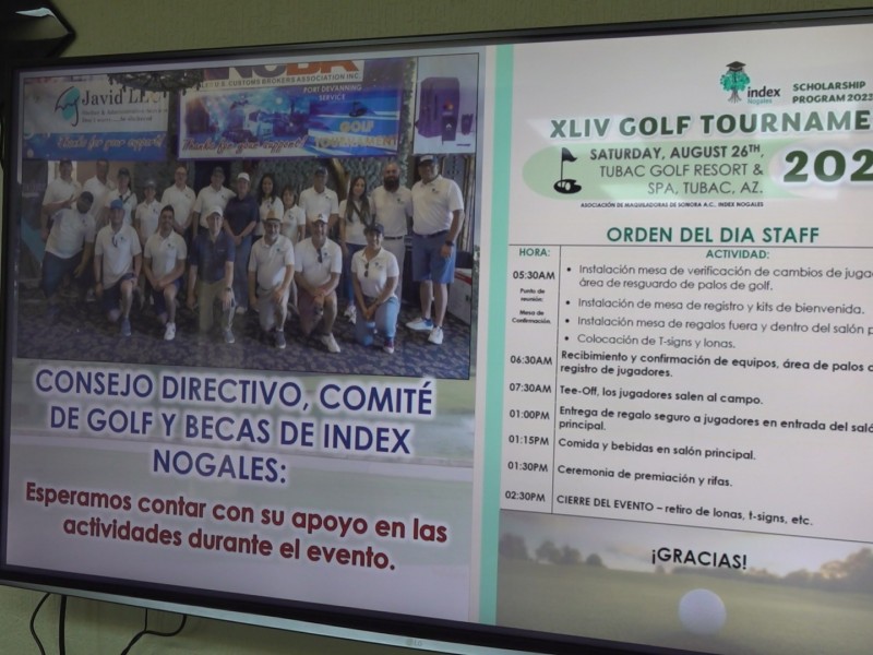 Todo listo para torneo de Golf para becas de estudiantes