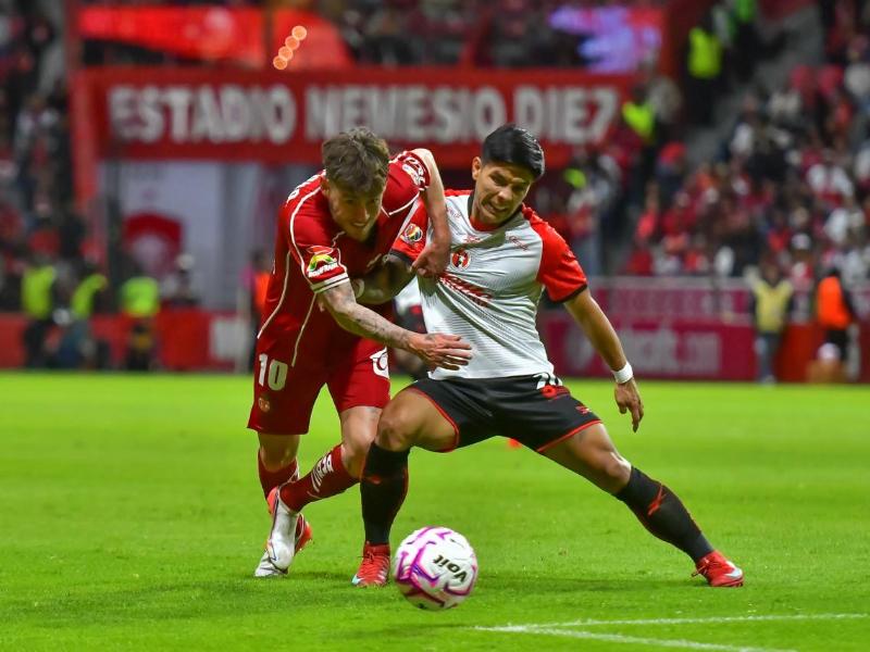 Toluca empata con Xolos y ya son 5 partidos sin victoria