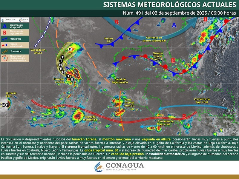 Toluca espera tormentas por la tarde