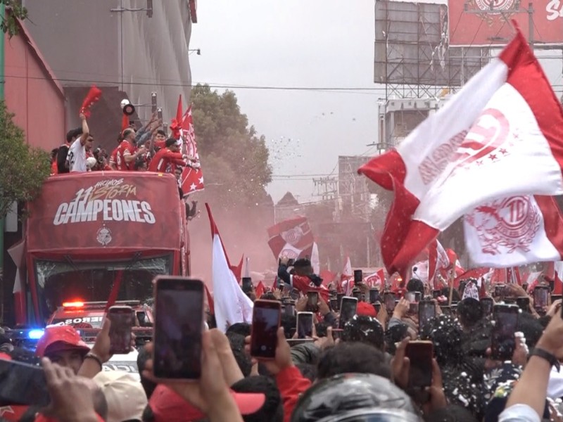 Toluca FC celebró su campeonato con histórico recorrido