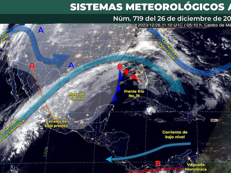 Toluca tendrá temperatura fría y alta probabilidad de lluvias