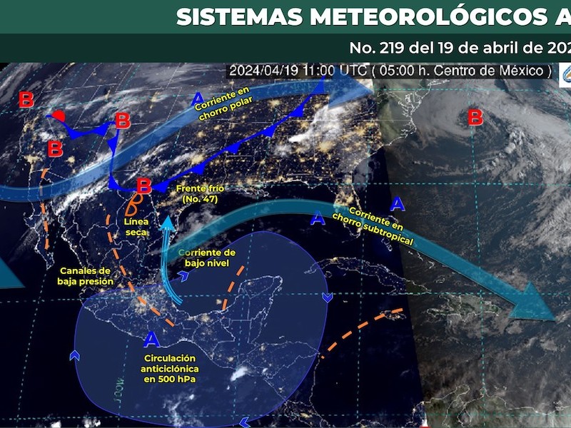 Toluca tiene 50% de probabilidad de lluvias