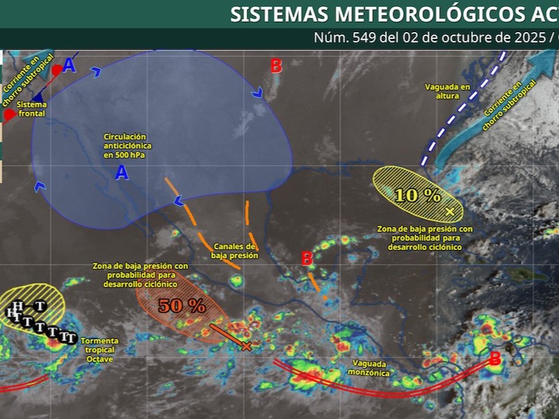 Toluca tiene pronóstico de chubascos