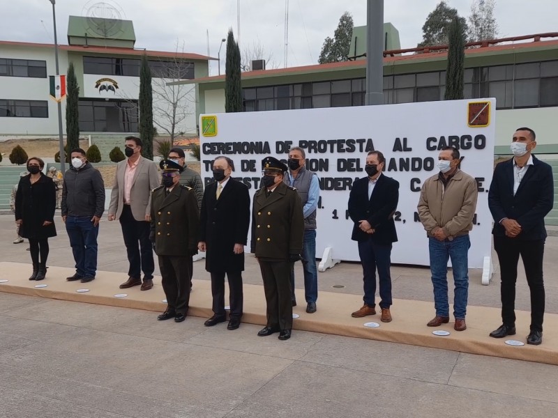 Toma posesión de la 45 Zona Militar nuevo comandante