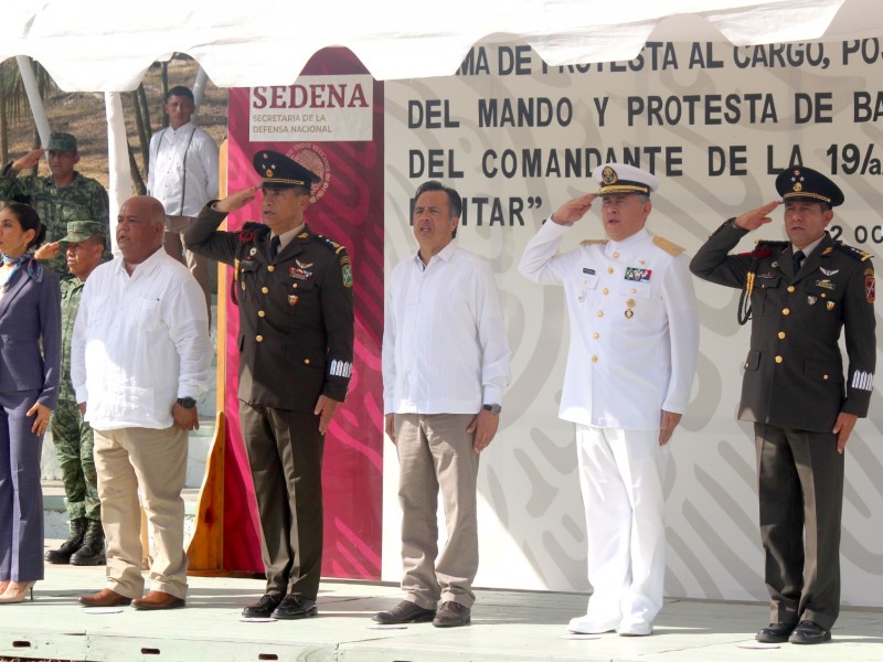 Toma protesta nuevo Comandante de la 19/a Zona Militar