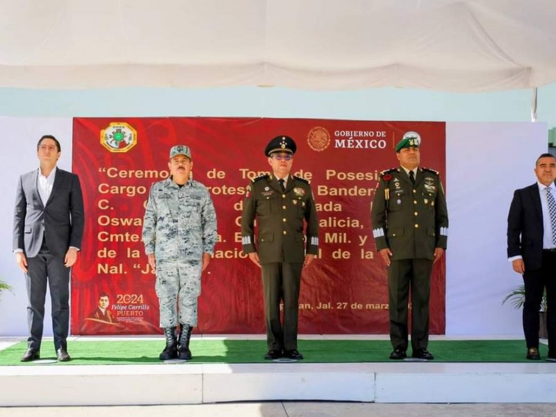 Toma protesta nuevo mando de la Guardia Nacional de Jalisco