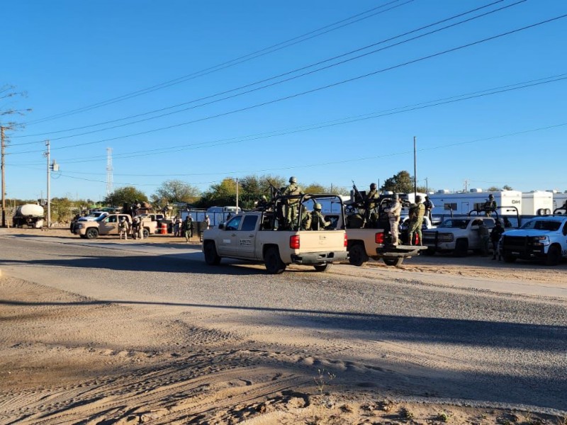 Toman autoridades control del poblado Golfo de Santa Clara