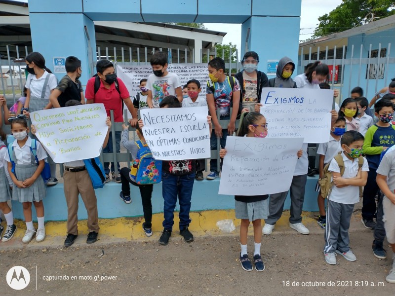 Toman las instalaciones de la primaria José Vasconselos