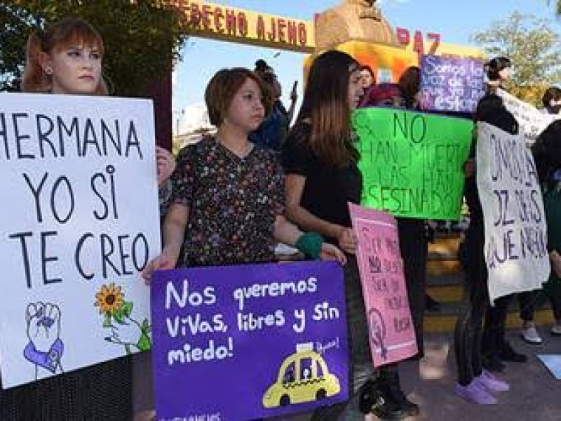 Toman protesta a comite feminista de SLRC