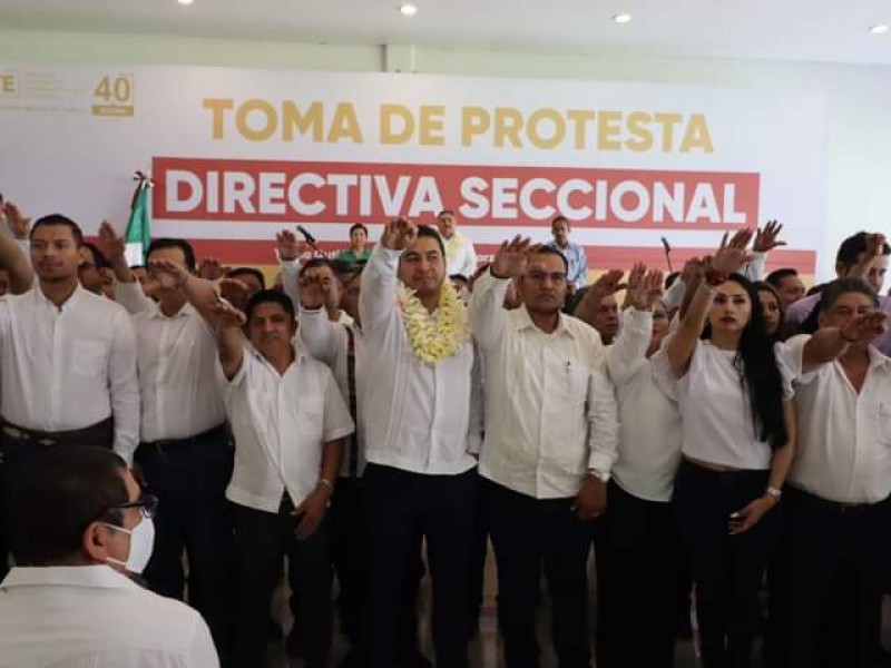 Toman protesta dirigentes del SNTE en Chiapas