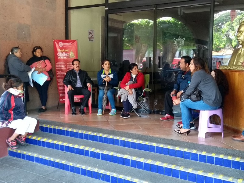 Toman sindicalizados del COLBACH presidencias en Michoacán