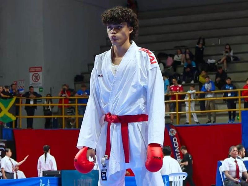 Tomás Acosta representa a México en el Mundial de Karate en Polonia