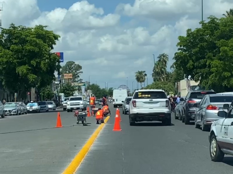 Topes nuevos en calle Guerrero buscan prevenir accidentes graves