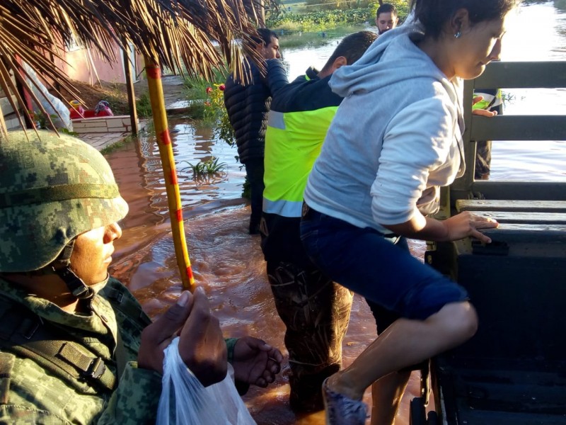 Tormenta deja inundaciones en San Martín de Zula