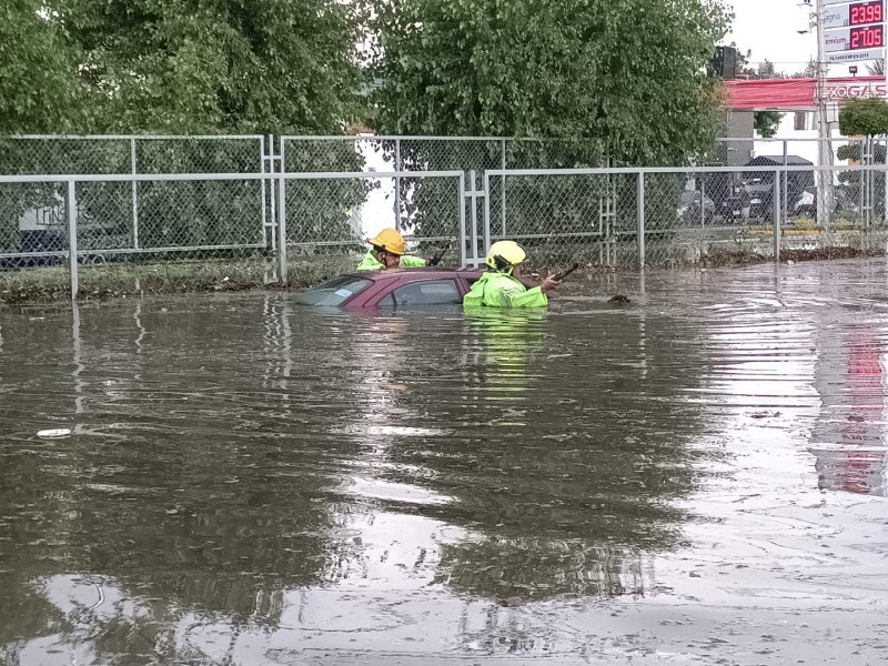 Tormenta dominical colapsa el sur de la ciudad