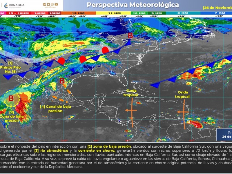 Tormenta invernal afectará a México