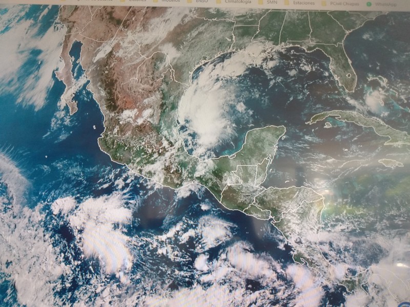 Tormenta tropical 10 originará lluvias aisladas en Chiapas