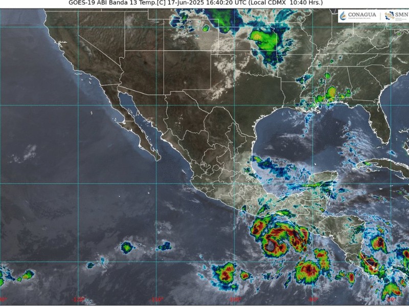 Tormenta tropical Erick podría evolucionar a huracán categoría 2