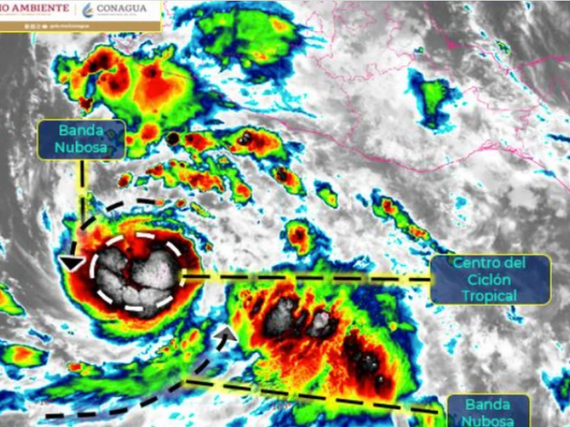 Tormenta tropical “Estelle” provocará lluvias intensas en Jalisco.