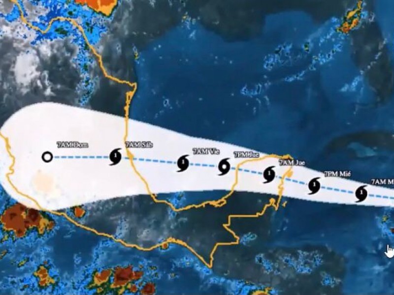 Tormenta Tropical Grace podría Veracruz como huracán