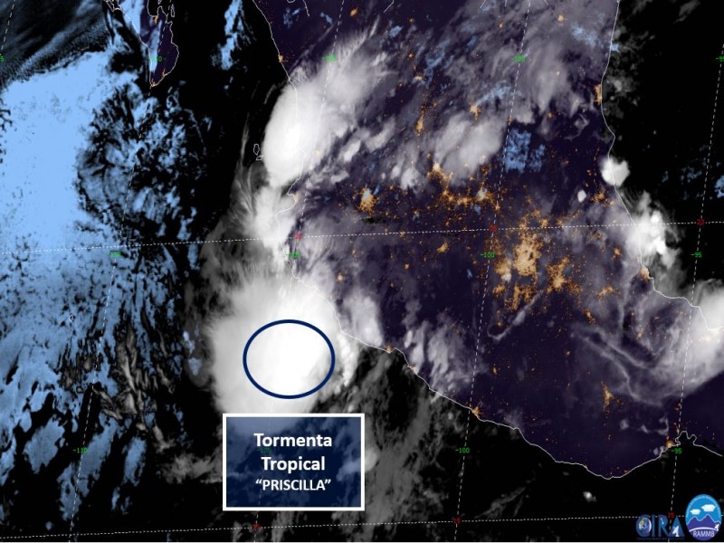 Tormenta tropical “Priscilla”