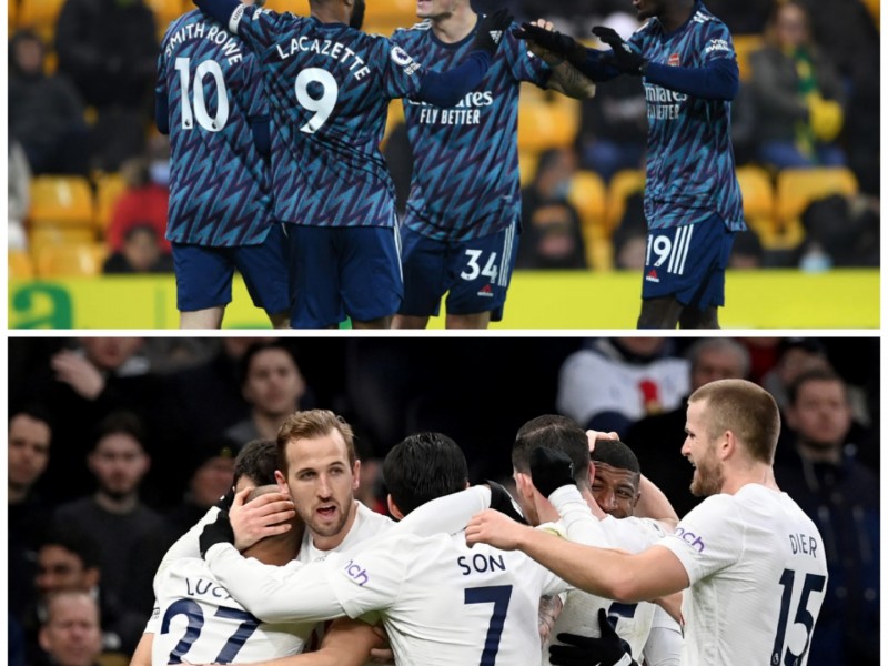 Tottenham y Arsenal en la lucha por puestos de Champions